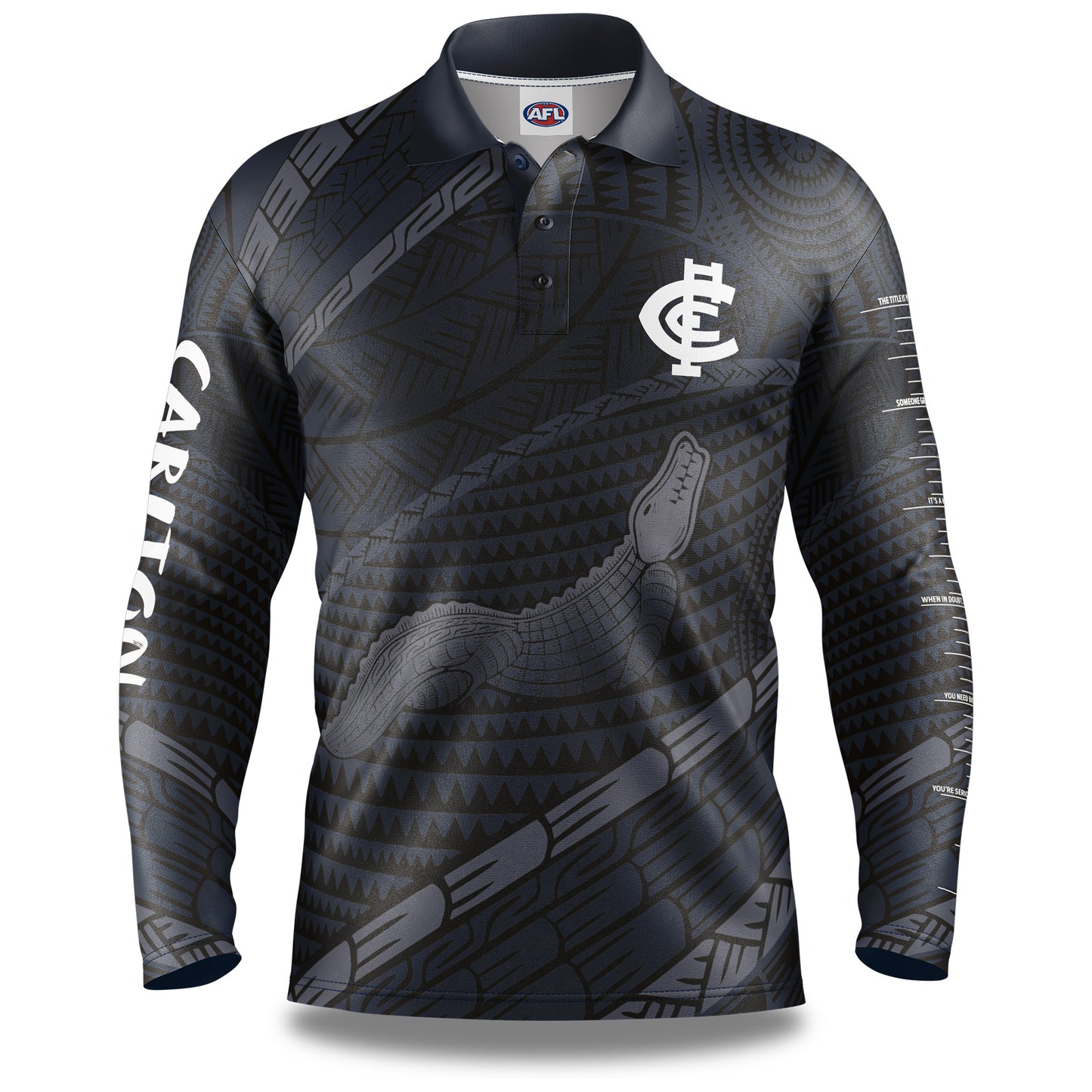 AFL KOEDAL FISHING SHIRT - CARLTON BLUES