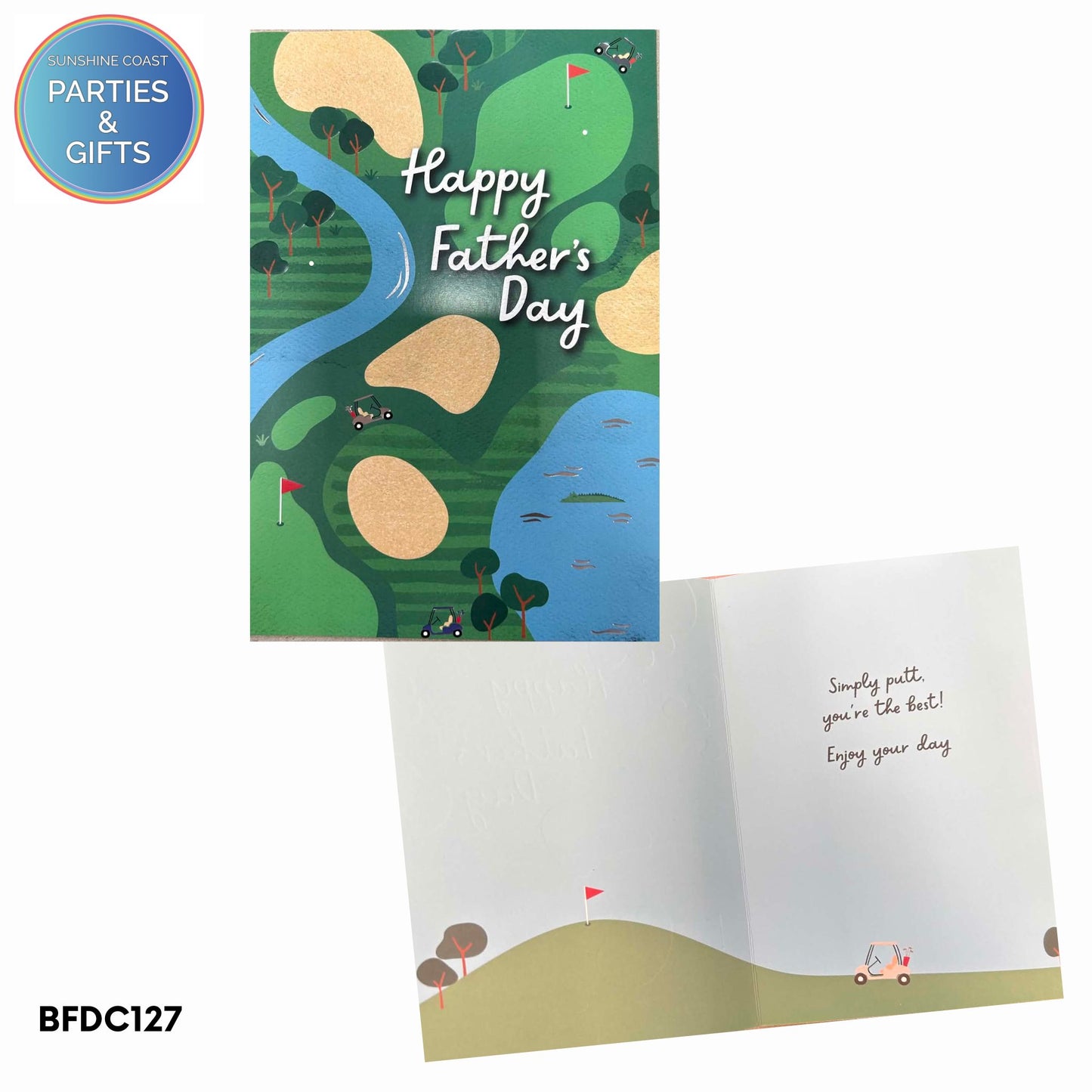 FATHER'S DAY CARD - GOLF