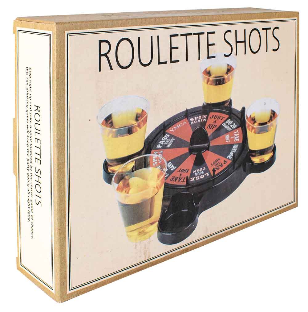 ADULT DRINKING GAME - MINI ROULETTE SHOTS