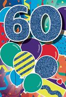 BIRTHDAY CARD - 60TH BIRTHDAY