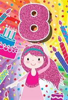 BIRTHDAY CARD - 8TH BIRTHDAY