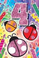 BIRTHDAY CARD - 4TH BIRTHDAY