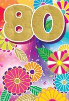 BIRTHDAY CARD - 80TH BIRTHDAY