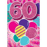 BIRTHDAY CARD - 60TH BIRTHDAY