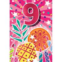 BIRTHDAY CARD - 9TH BIRTHDAY