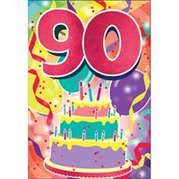 BIRTHDAY CARD - 90TH BIRTHDAY
