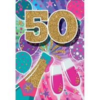 BIRTHDAY CARD - 50TH BIRTHDAY