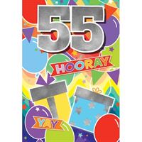 BIRTHDAY CARD - 55TH BIRTHDAY