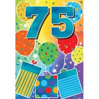 BIRTHDAY CARD - 75TH BIRTHDAY