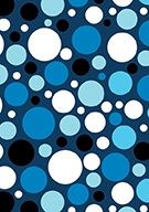 GIFT WRAP - BLUE SPOTS