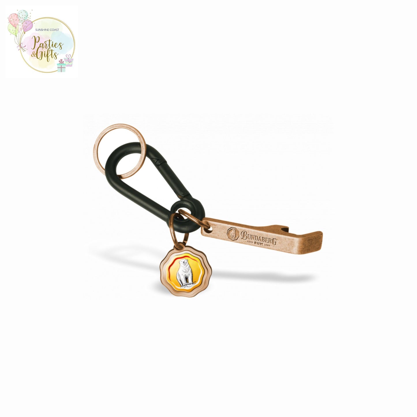 BUNDABERG RUM KEYRING BOTTLE OPENER