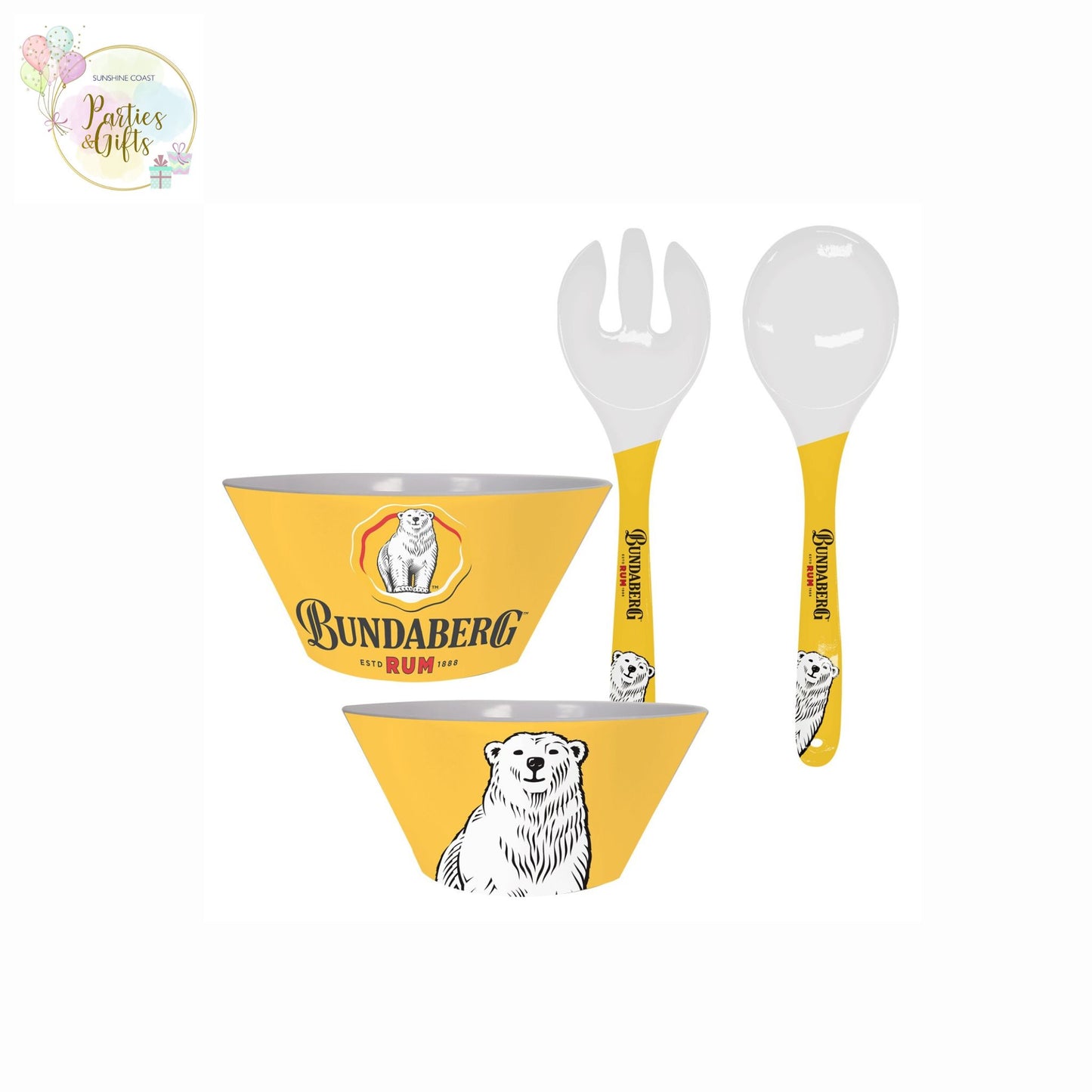 BUNDABERG RUM BUNDY BEAR SALAD SERVING SET