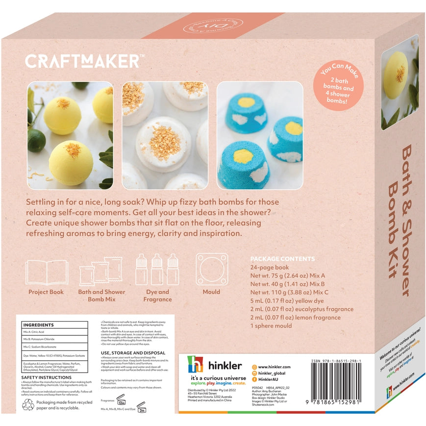 HINKLER CRAFTMAKER BATH & SHOWER BOMB KIT