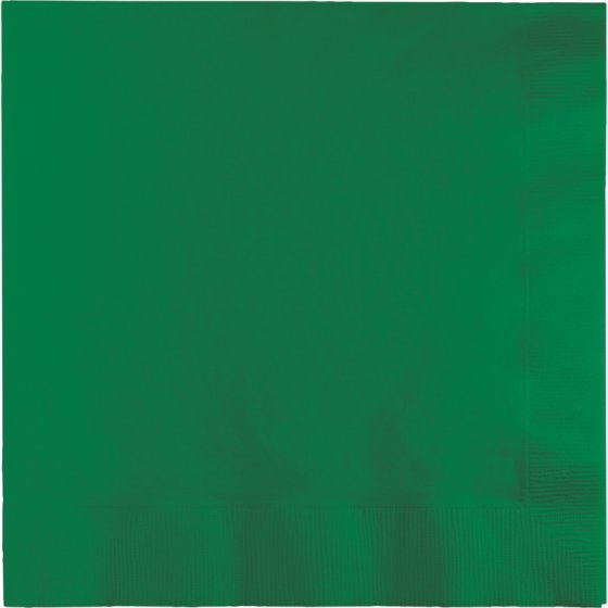 EMERALD GREEN LUNCH NAPKINS - PACK OF 50