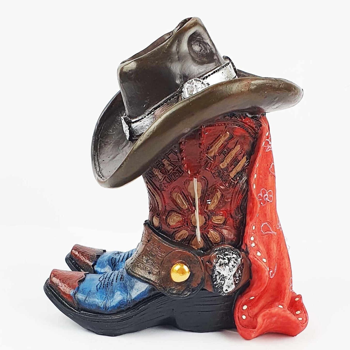 COWBOY BOOT MONEY BOX - 16CM
