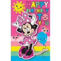 BIRTHDAY CARD - MINNIE MOUSE