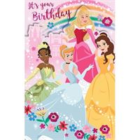 BIRTHDAY CARD - DISNEY PRINCESS