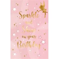 BIRTHDAY CARD - TINKERBELL