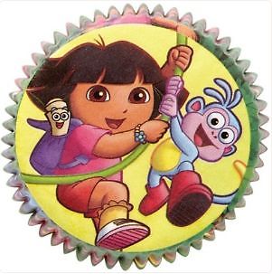 DORA THE EXPLORER CUPCAKE BAKING CUPS - PACK OF 50