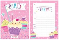 CUPCAKE INVITATION PAD - PACK OF 20