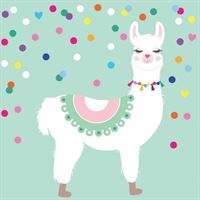 LLAMA LUNCH NAPKINS - PACK OF 20