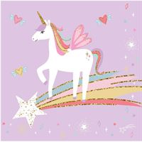 UNICORN LUNCH NAPKINS - PACK OF 20