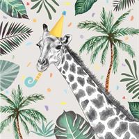 JUNGLE ANIMALS LUNCH NAPKINS - PACK OF 20