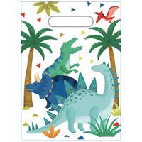 DINOSAUR LOOT BAGS - PACK OF 8