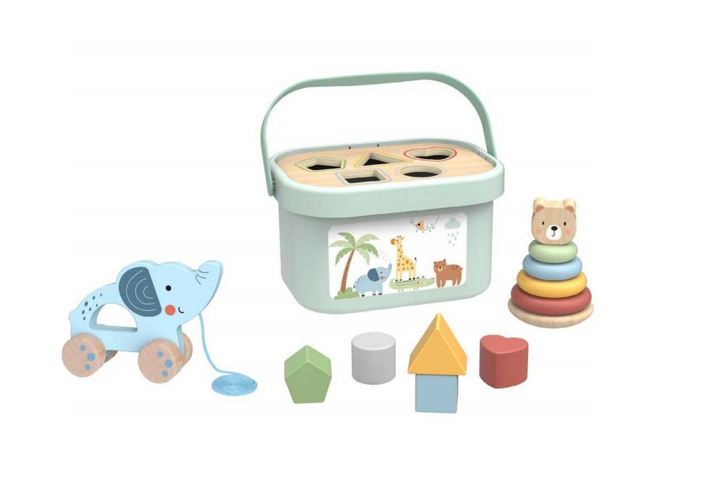 TOOKY TOY MY FOREST FRIENDS - 3 IN 1 TOY BOX
