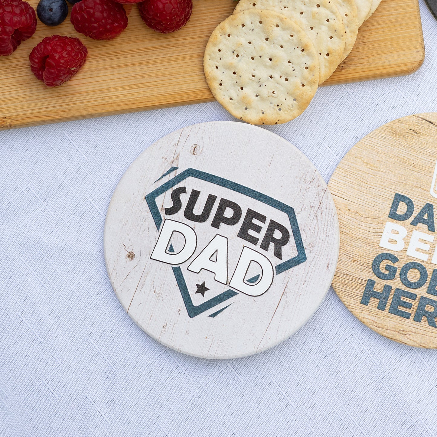 SPLOSH CERAMIC COASTER - SUPER DAD
