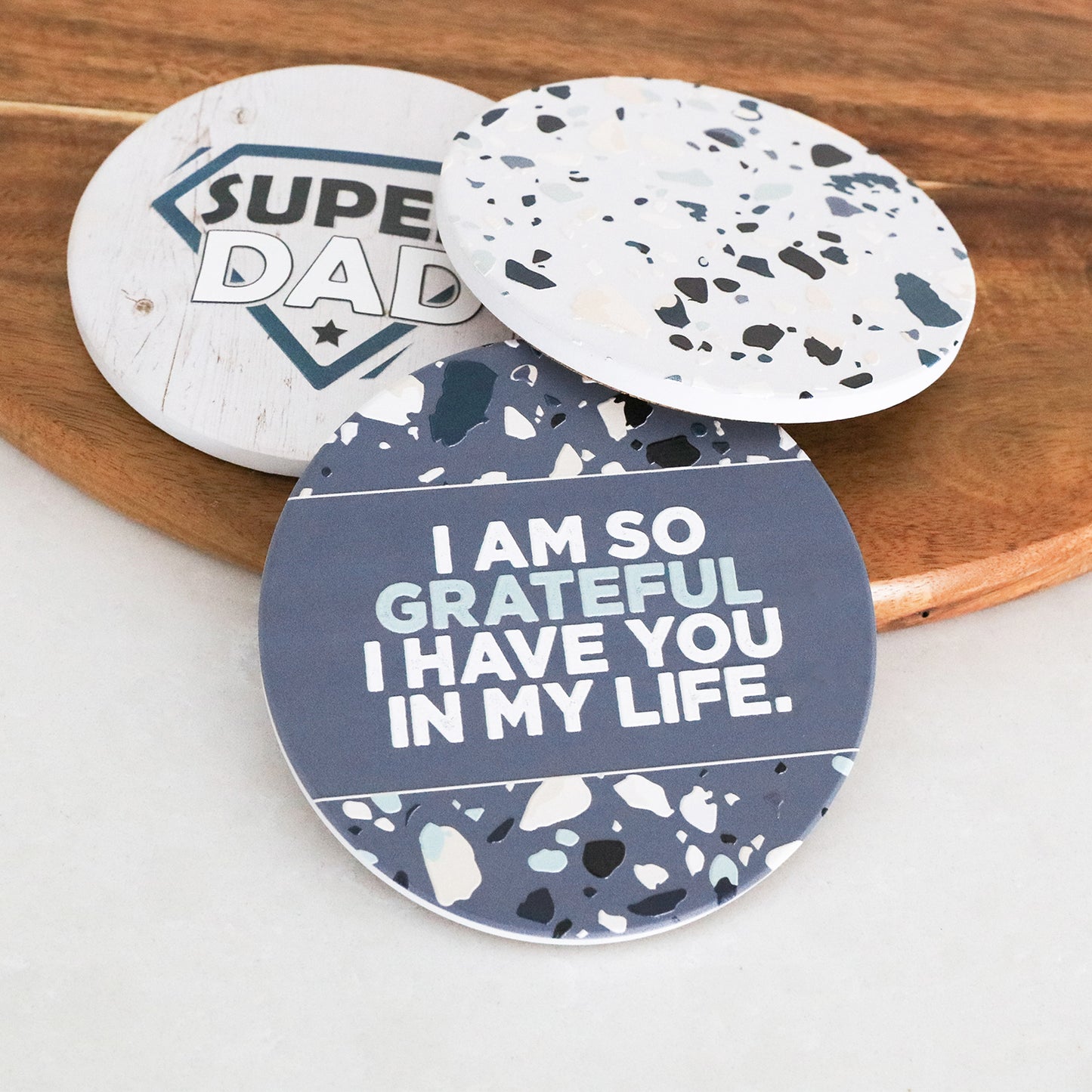 SPLOSH CERAMIC COASTER - I AM SO GRATEFUL I HAVE YOU IN MY LIFE