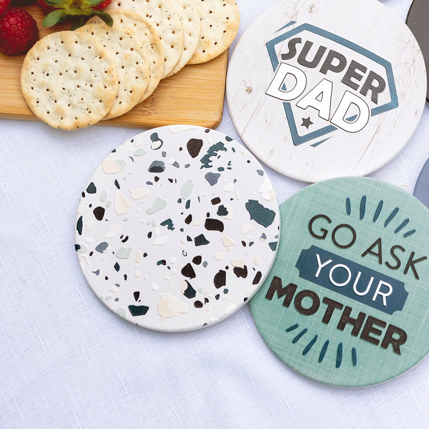 SPLOSH CERAMIC COASTER - TERRAZZO