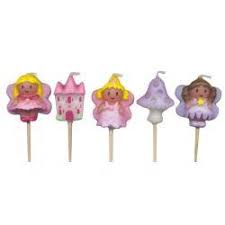 FAIRIES BIRTHDAY CANDLE SET - 5 PACK