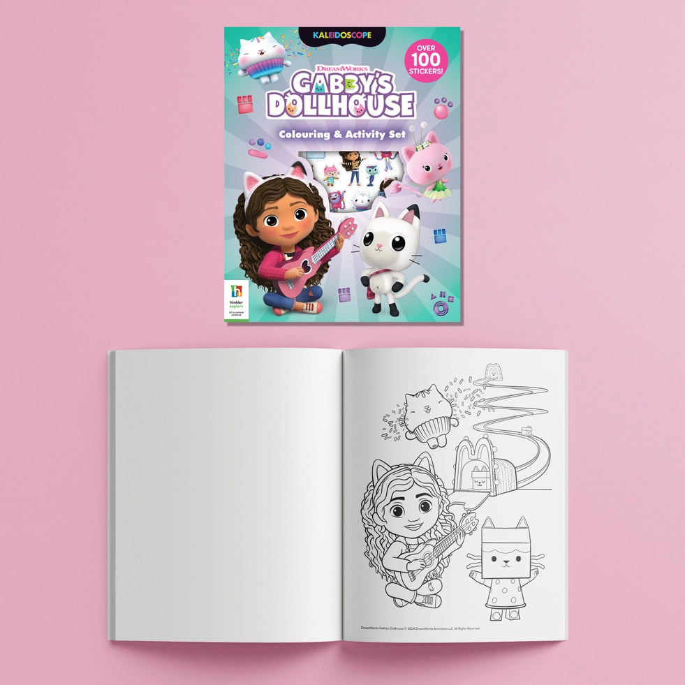 HINKLER KALEIDOSCOPE COLOURING & ACTIVITY GABBY'S DOLLHOUSE LAP DESK