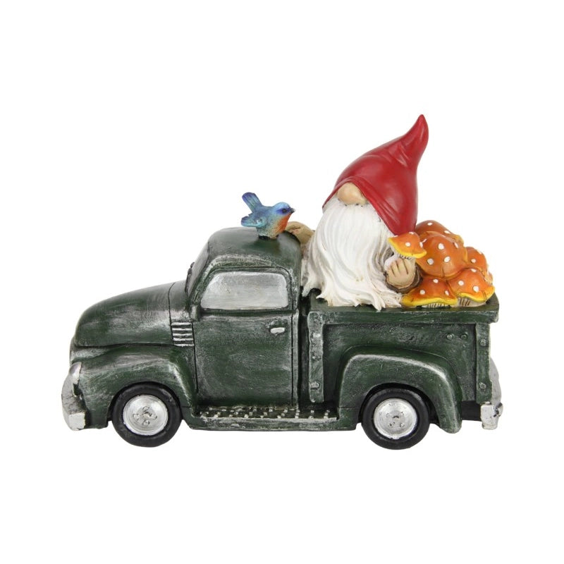 GNOME DRIVING UTE ORNAMENT - 23CM