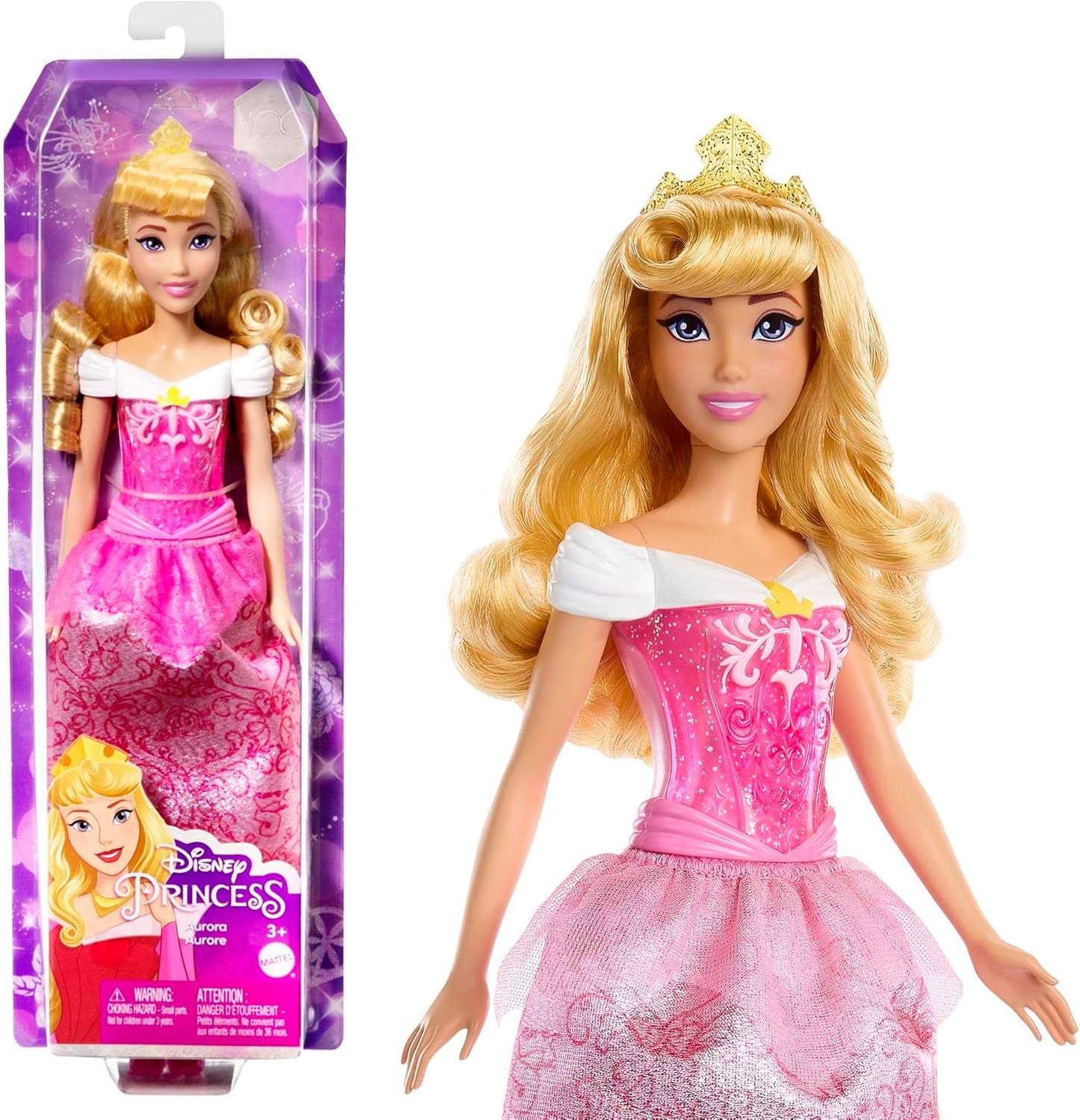 MATTEL DISNEY PRINCESS SLEEPING BEAUTY AURORA DOLL