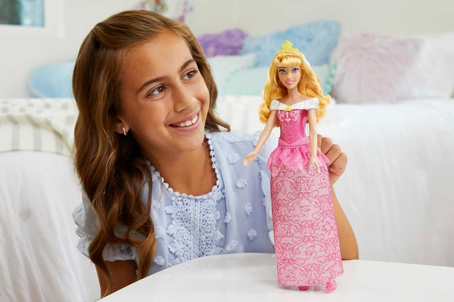 MATTEL DISNEY PRINCESS SLEEPING BEAUTY AURORA DOLL