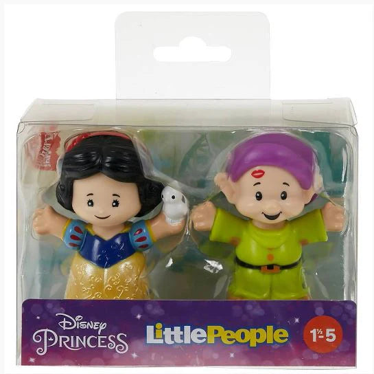 LITTLE PEOPLE DISNEY PRINCESS 2 PACK - SNOW WHITE & DOPEY