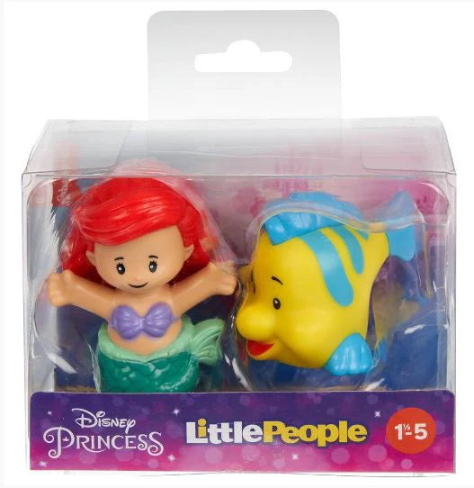 LITTLE PEOPLE DISNEY PRINCESS 2 PACK - ARIEL & FLOUNDER