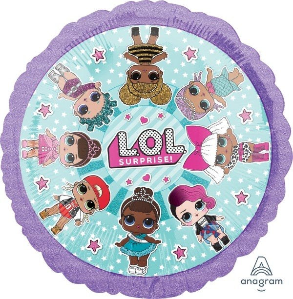 STANDARD LOL SURPRISE FOIL BALLOON 45CM