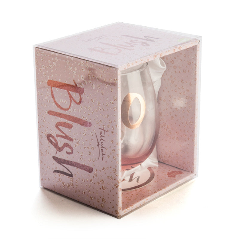 60TH BIRTHDAY TALLULAH BLUSH STEMLESS GLASS