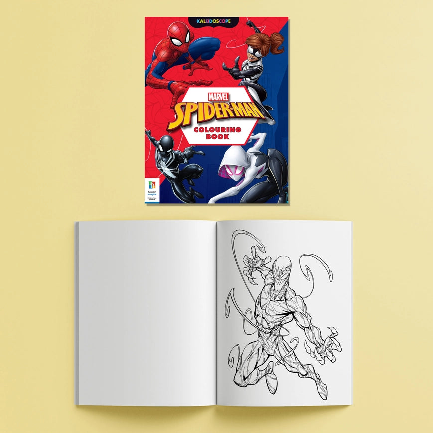 HINKLER KALEIDOSCOPE MARVEL SPIDER-MAN COLOURING CARRY CASE