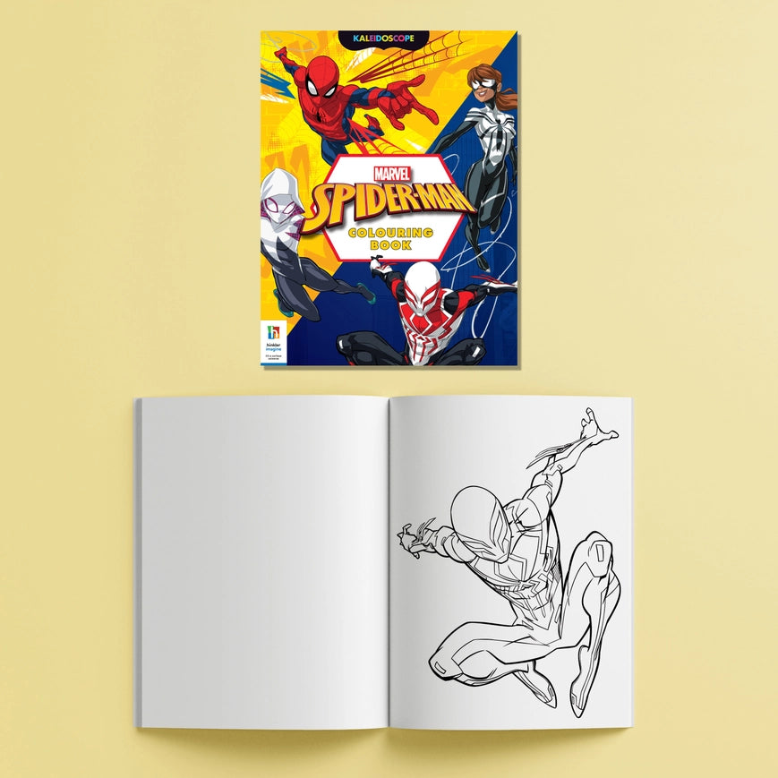 HINKLER KALEIDOSCOPE MARVEL SPIDER-MAN COLOURING CARRY CASE