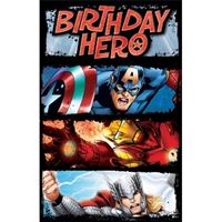 BIRTHDAY CARD - MARVEL AVENGERS