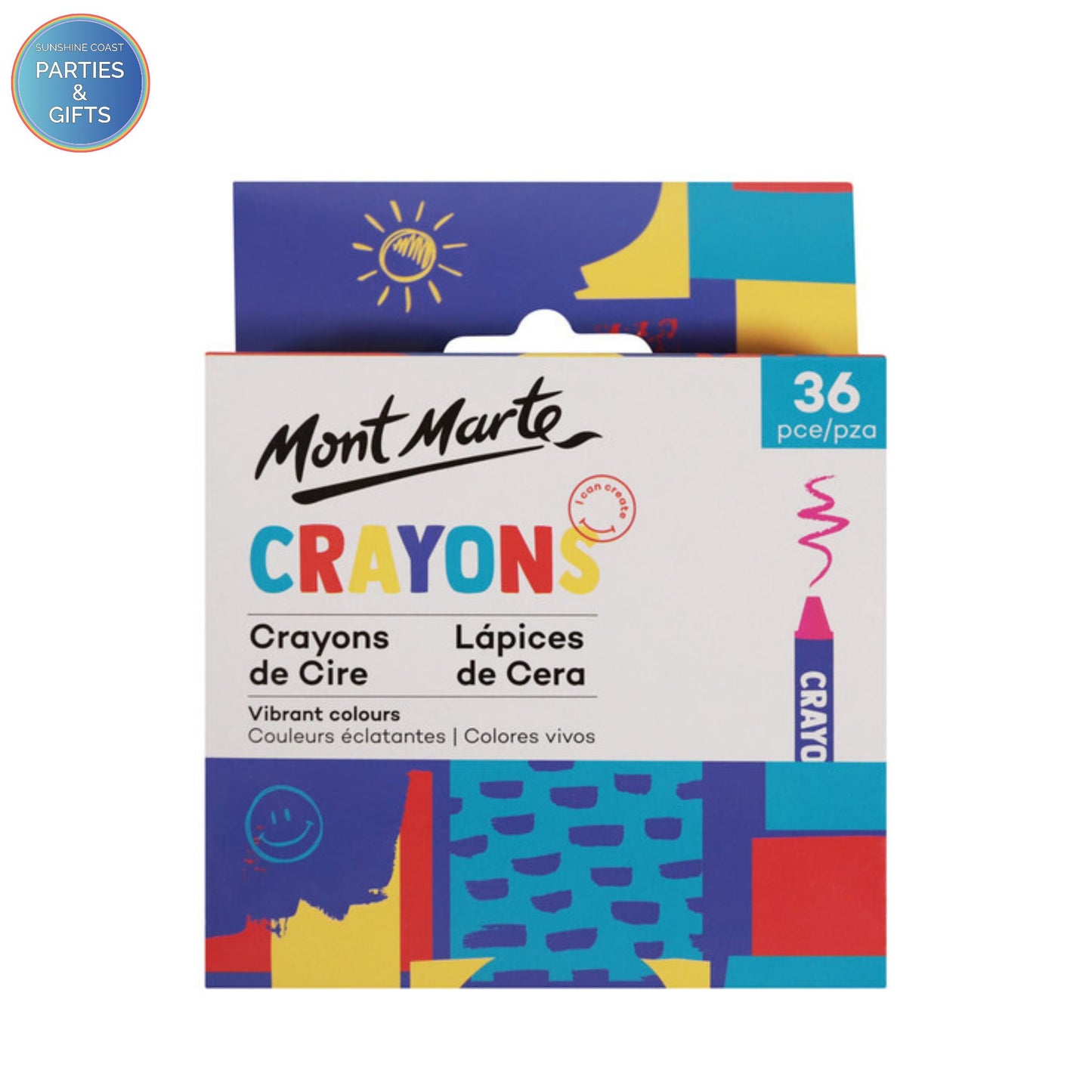MONT MARTE CRAYONS - 36 PACK