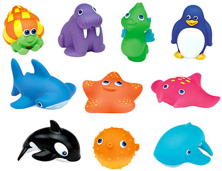MUNCHKIN SQUIRTIN' SEA BUDDIES - 10PCS