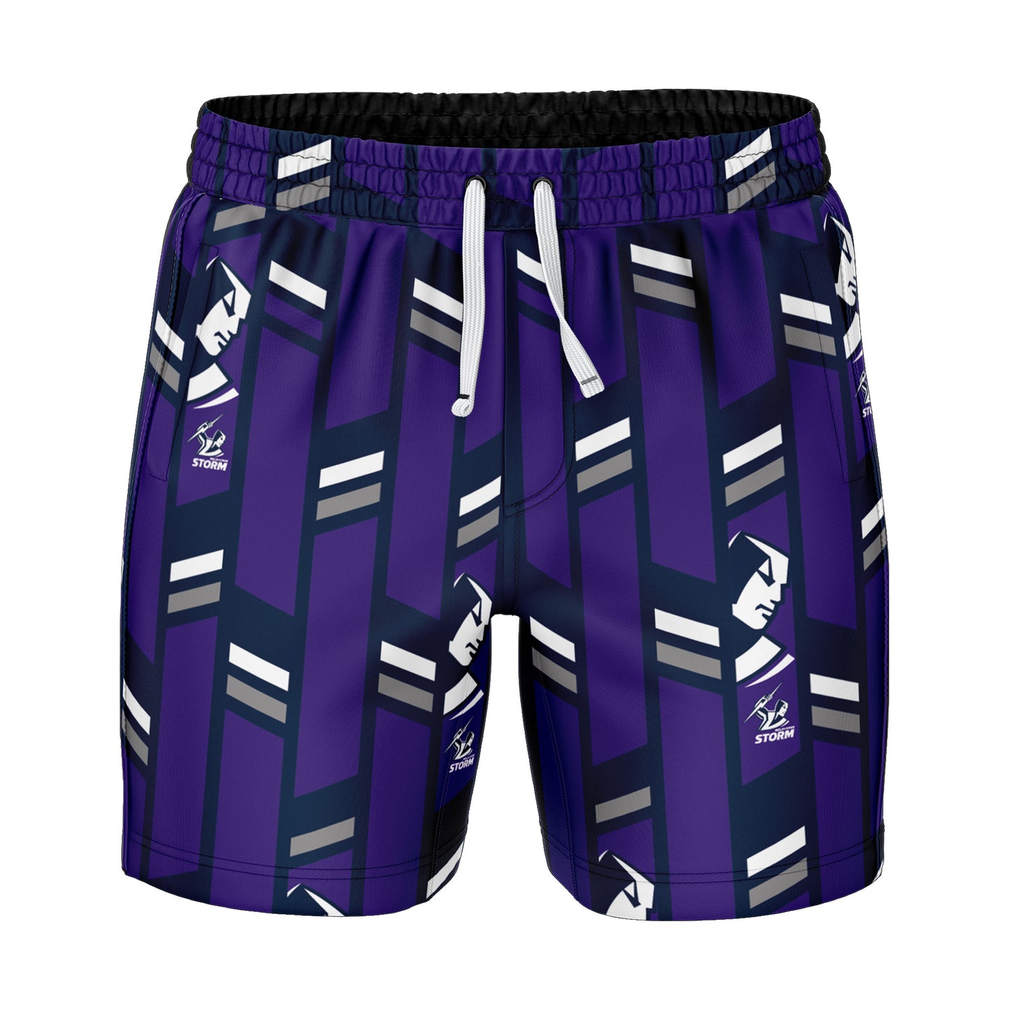 NRL RIVIERA VOLLEY SWIM SHORTS - MELBOURNE STORM