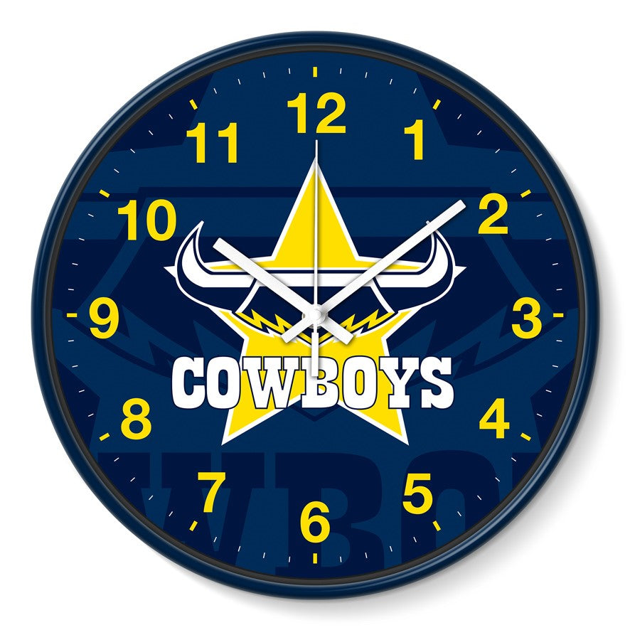 NRL WALL CLOCK - NORTH QUEENSLAND COWBOYS