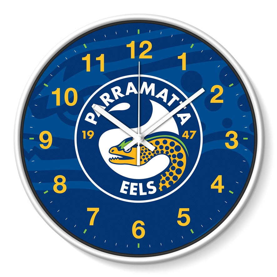 NRL WALL CLOCK - PARRAMATTA EELS