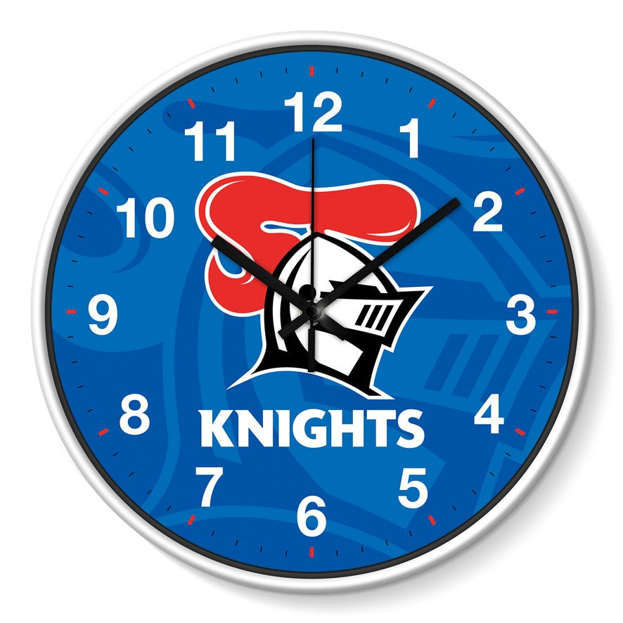 NRL WALL CLOCK - NEWCASTLE KNIGHTS